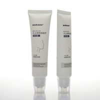 Tube de bille de massage personnalisé de 50 mm |   Tube vide en plastique pour soins de la peau avec 5 applicateurs en acier inoxydable pour crème visage et corps
