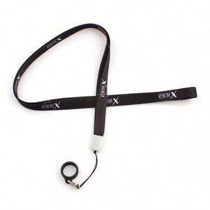 Wholesale Design Sublimation Polyester Personalized Silicone Ring Pen Holder Neck Lanyard with logo - Product Image 4