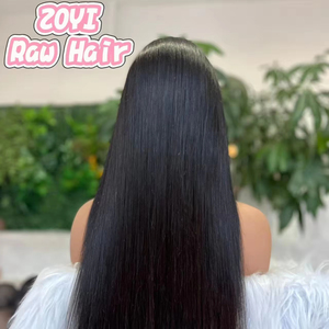 Perruque naturelle en cheveux vierges vietnamiens, noir de jais, grade 15A SDD, dentelle HD transparente 13x6, pré-épilée, sans colle, densité 250, pour femmes noires - Product Image 1