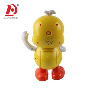 HUADA B/O Small Baby Musical Walking Talking Yellow Plastic Electric Dancing Duck Toy - Product Image 5