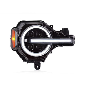 Conjunto de Faros Delanteros LED de 12V para <span class=keywords><strong>Ford</strong></span> <span class=keywords><strong>Bronco</strong></span>, Lentes LED Modificadas, Luces de Circulación Diurna, Señales de Giro, Lámparas Delanteras - Product Image 3