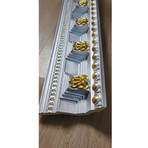 यूरोपीय सजावट फ्रेंच छत रोशन के साथ polyurethane मुकुट मोल्डिंग रंग चित्रित - Product Image 2