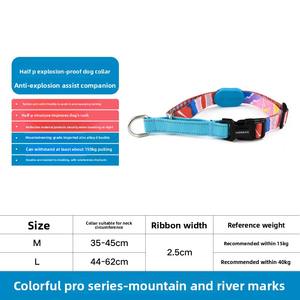 Hidream Buntes Hundehalsband & Leine für Golden Retriever Kleine/Mittelgroße/Große Hunde Halbes P-Halsband Modell HD001001 Hergestellt in China - Product Image 6