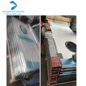 Puerta de tráfico oscilante de doble efecto de acero de color de cocina interior con bloque y ventana - Product Image 5