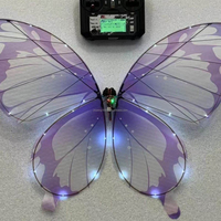 Drone papillon bionique JIN PENG avec ailes battantes et lumières LED, télécommande pour décorer les événements et créer une ambiance festive