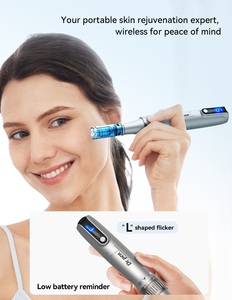 เครื่องไมโครนีดเดิลแบบมือถือรุ่นใหม่ Dr.pen M8S สีดำ&ทอง พร้อมตลับป้องกันการไหลย้อนกลับ สำหรับใบหน้าและร่างกาย - Product Image 3