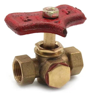صمام قضيب لقابس ثلاثي الاتجاهات من النحاس الأصفر لمقاييس الضغط - Product Image 1