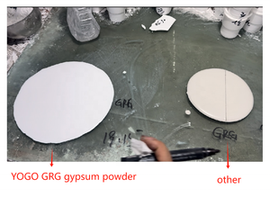 YOGO Atacado Gesso Em Pó Preço GRG Material De Construção Em Pó De Gesso Alfa Alta Brancura Dureza Em Pó De Gesso - Product Image 6