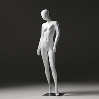 Maniquí de Cuerpo Completo Femenino, Talla Estándar, Brillante, para Exhibición de Ropa