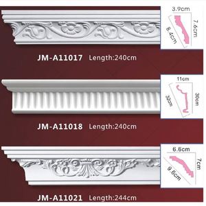 Adornos de <span class=keywords><strong>techo</strong></span> de poliuretano, embellecedor de esquina de borde PU decorativo de alta densidad - Product Image 4