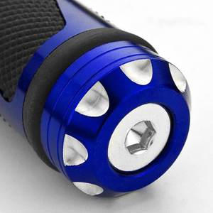 Poignées en caoutchouc et gel d'aluminium de 7/8 pouces pour guidon de moto et de vélo de sport - Product Image 4