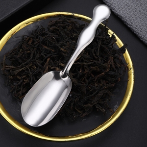 Cuillère à thé et café en acier inoxydable DFU126, grande cuillère, pelle à thé en acier inoxydable en stock - Product Image 5
