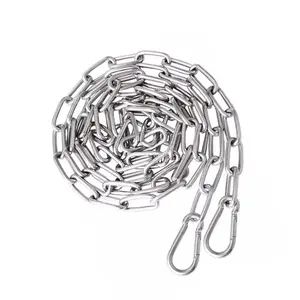 Hot Selling Rigging Hardware DIN766 DIN763 Stainless Steel Welded Short Long Link Chain