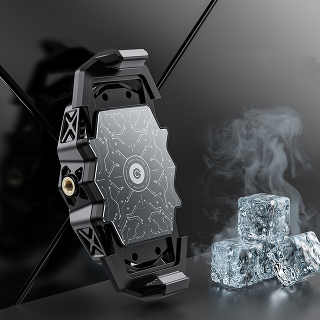 Portable Water Cooling Mobile Phone Radiator Cold Wind Handle Active Cooling Fan for Phone Cooler