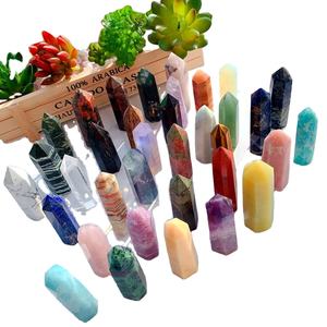 Blnieece หินควอตซ์คริสตัลรูปกุหลาบธรรมชาติหินควอทซ์ทรงหอคอยวัสดุหลายสีผสม - Product Image 4