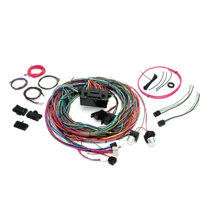 Universal 20 Circuit Wiring Harness Kit For Hot Street Rod Chevy Car Parts