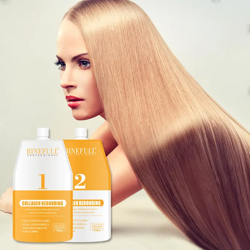 Odm Professionele Permanente Haar Rechttrekken Crème Permanent Groothandel Haar Rebonding Crème Koreaans Haar Rechttrekken Zure 100Pcs