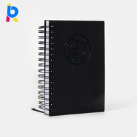 Carnet à spirales personnalisé haut de gamme avec couverture en lin écologique, impression offset, pour usage professionnel et bureautique