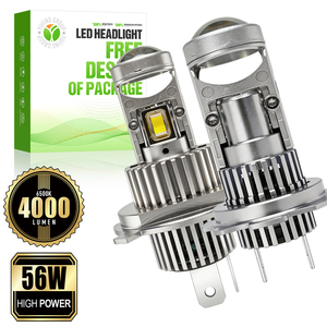 Bombillas LED H7 <span class=keywords><strong>de</strong></span> 56W para Faros Delanteros <span class=keywords><strong>de</strong></span> Automóvil, Antideslumbrantes, Mini Proyector, Ideales para Operaciones Continuas Nocturnas en Flotas <span class=keywords><strong>de</strong></span> Taxis Urbanos - Product Image 1