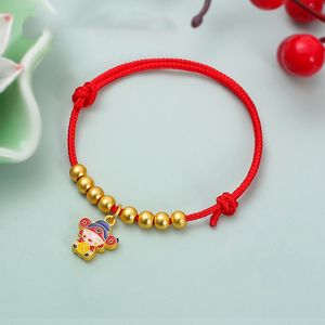 Bracelet en fer vintage YL Dragon Boat Festival, amulette porte-bonheur pour hommes et femmes, bonne chance et protection, année du zodiaque, fait main, tressé - Product Image 4