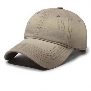 Gorra de béisbol coreana vintage, suave, con visera curva de mezclilla degradada, estilo deportivo Oxford, informal, de 6 paneles, con bordado 3D y hebilla metálica. - Product Image 5