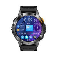 Excelente visibilidad K65 Reloj inteligente para exteriores Pantalla AMOLED Ip68 Impermeable Ritmo cardíaco SpO2 Seguimiento Fitness y monitoreo de salud