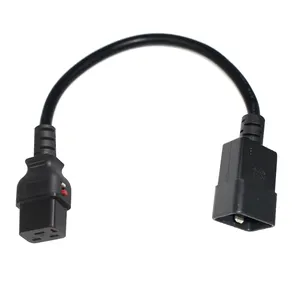 15A 1.5MM 240V 30A Plug 20A Plug Screw Mount Iec 320 C20 Pdu Iec C19 Power Cord