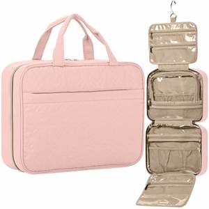 Newest Wholesale Wet & Dry Travelling Wash Bag Hanging <b>Bathroom</b> Cosmetic <b>Organiser</b> With Handle - Product Image 1