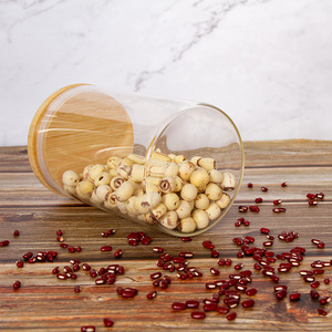 Venta al por mayor tanque de almacenamiento de vidrio de alto boro con diseño clásico gran sin plomo eficiente almacenamiento comida <span class=keywords><strong>café</strong></span> miel tarros taza - Product Image 4