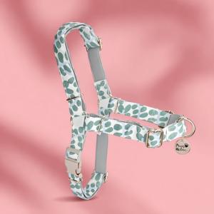 Harnais pour chien de taille M, luxueux, moderne, de qualité supérieure, en coton respirant, personnalisé, réglable, durable, lavable, tendance pour chiens - Product Image 1