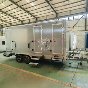 Camping Portable Luxury Toilet Trailer ADA Compatible Eco-Friendly Mobile <b>Shower</b> Restroom for Apartment Use - Product Image 5