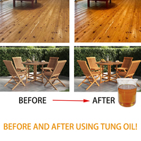 Huile de tung pure de qualité industrielle, anti-corrosion, imperméable, finition bois bouilli, 8001-20-5, pureté 99%, en vrac, 5 kg