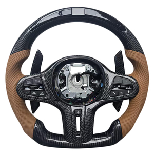 Hot New Product Perforated Leather Carbon Fibre Steering <b>Wheel</b> for BMW G Series M3 G20 G30 G80 M4 G82 M5 CS Car Steering <b>Wheel</b> - Product Image 1