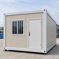 Bâtiment modulaire préfabriqué en acier de 20 pieds à assemblage rapide, conteneur habitable, bureau, dortoir, entrepôt, construction