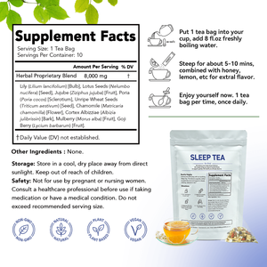Té Herbal para Dormir Chinaherbs con Lirio y Manzanilla, 10 Bolsitas de Té, Servicio de Suministro a Granel, Comercio Global, Cadena de Suministro de Té Herbal al por Mayor - Product Image 6