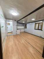 Maison conteneur extensible en placage de bois