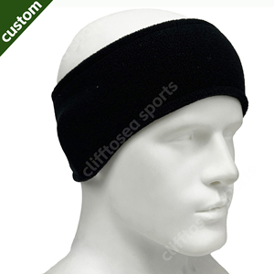 Fabricant de bandeaux personnalisés anti-transpiration entièrement imprimés en polaire thermique, élastiques, promotionnels, pour l'hiver et l'extérieur - Product Image 4