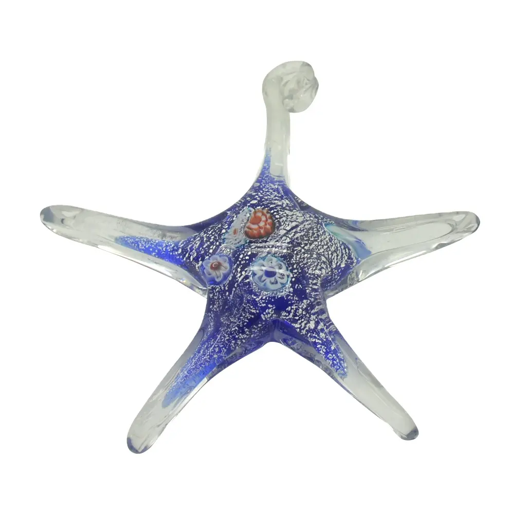 Factory Custom Souvenirs Wholesale Murano Glass Shell Starfish Decoration Souvenirs Transparent Craft