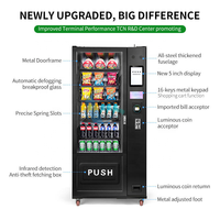 Distributeur automatique de réfrigération automatique 24 heures sur 24 de haute qualité pour la conception d'ascenseur de paiement sans espèces de boissons d'aliments surgelés 300-600