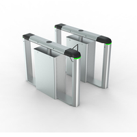 SHUNXIANG - Puerta Torniquete Trípode Automática de Acero Inoxidable de Acceso Bidireccional para Piscinas, Puerta de Acceso Peatonal para Exteriores