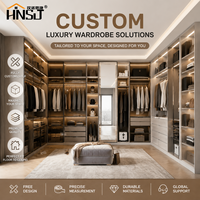 Armoire sur mesure en U, dressing intégré du sol au plafond, meuble de rangement pour chambre à coucher, idéal pour villas et appartements