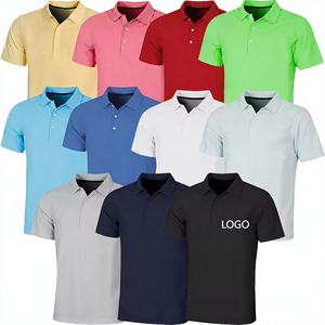 Camisetas Polo Cómodas para Hombre con Tela de Color Oscuro, Bordado Avanzado, Impresión, Fabricación OEM ODM, Venta al Por Mayor para Pedidos al Por Mayor - Product Image 1