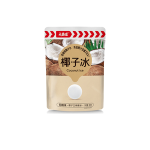 Boules de glace aromatisées à la noix de coco, 10 pièces, dessert glacé, saveur fruitée, emballage en sachet - Product Image 3