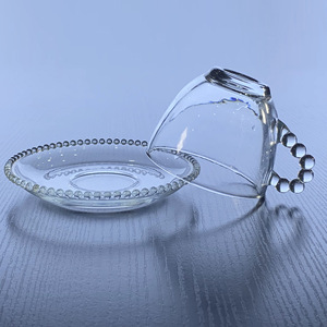 ถ้วยกาแฟแบบใสสำหรับงานเลี้ยงน้ำชายามบ่ายพร้อมจานรองทรงกลม - Product Image 5