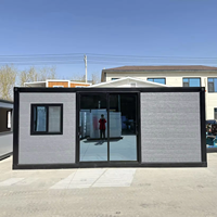 Kit de maison conteneur modulaire préfabriquée de 20 pieds, modèle 2026, en promotion, importé de Chine