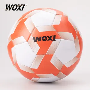 Kundenspezifischer Logodruck günstiger Preis Fußball-Fußballbälle einstellbarer Fußball
