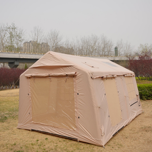 Tente d'air portable de luxe pour l'extérieur, en tissu de coton imperméable, résistante au vent et offrant une protection solaire, pour le camping et l'utilisation domestique - Product Image 1
