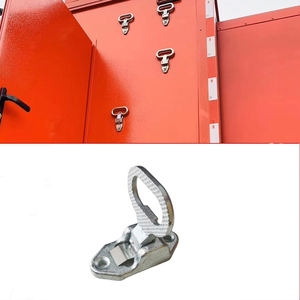 درج قابل للطي كبير وثقيل من الفولاذ المصبوب المجلفن غير قابل للانزلاق لحاويات الشحن والشاحنات والمقطورات - Product Image 6