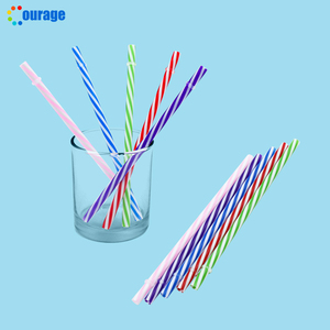 Pailles transparentes <span class=keywords><strong>en</strong></span> verre de <span class=keywords><strong>paille</strong></span> droite <span class=keywords><strong>en</strong></span> <span class=keywords><strong>plastique</strong></span> de couleur pour boîtes de verre de 16oz - Product Image 5