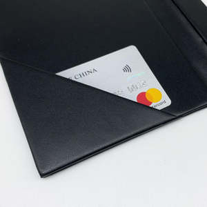 Carpeta para Facturas de Cuero Sintético Negro de Alta Calidad con Luz LED para Restaurante, Porta Facturas con Luz LED - Product Image 5